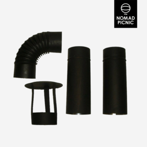 Füstcső szett üstházhoz - 12 cm ø