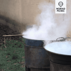 50 literes zománcozott magyar üst