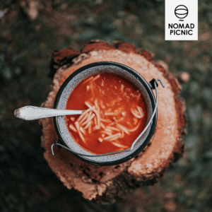 0,75 literes zománcozott tálalóbogrács - piros