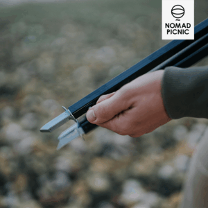 Teleszkópos bográcsállvány 120 cm 