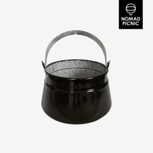 10 literes zománcozott bajai halfőző bogrács