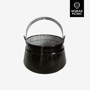 13 literes zománcozott bajai halfőző bogrács