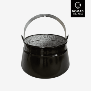 25 literes zománcozott bajai halfőző bogrács