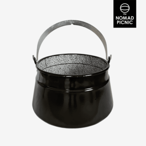 30 literes zománcozott bajai halfőző bogrács