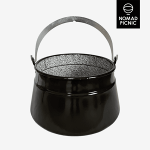 40 literes zománcozott bajai halfőző bogrács