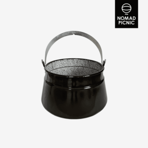 8 literes zománcozott bajai halfőző bogrács