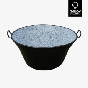 100 literes zománcozott horvát üst