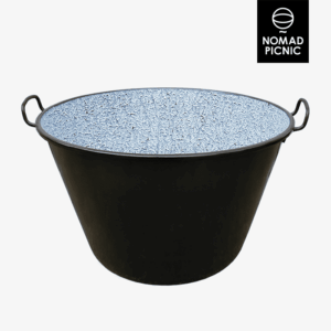 120 literes zománcozott magyar üst