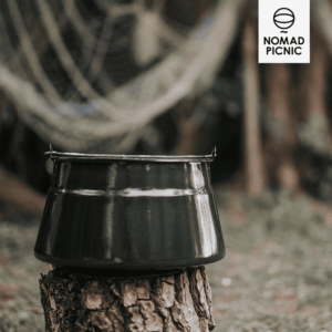 6 literes zománcozott bajai halfőző bogrács