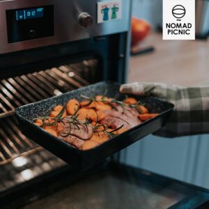 Zománcozott sütőtepsi 